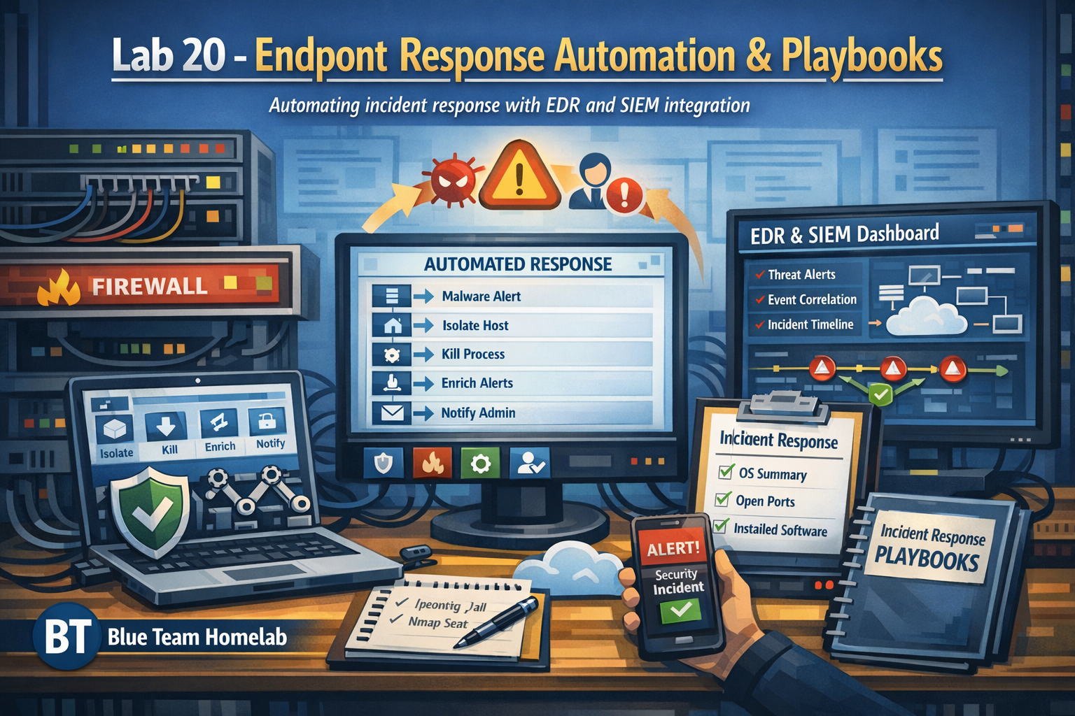 Lab 20: Endpoint Response Automation & Playbooks