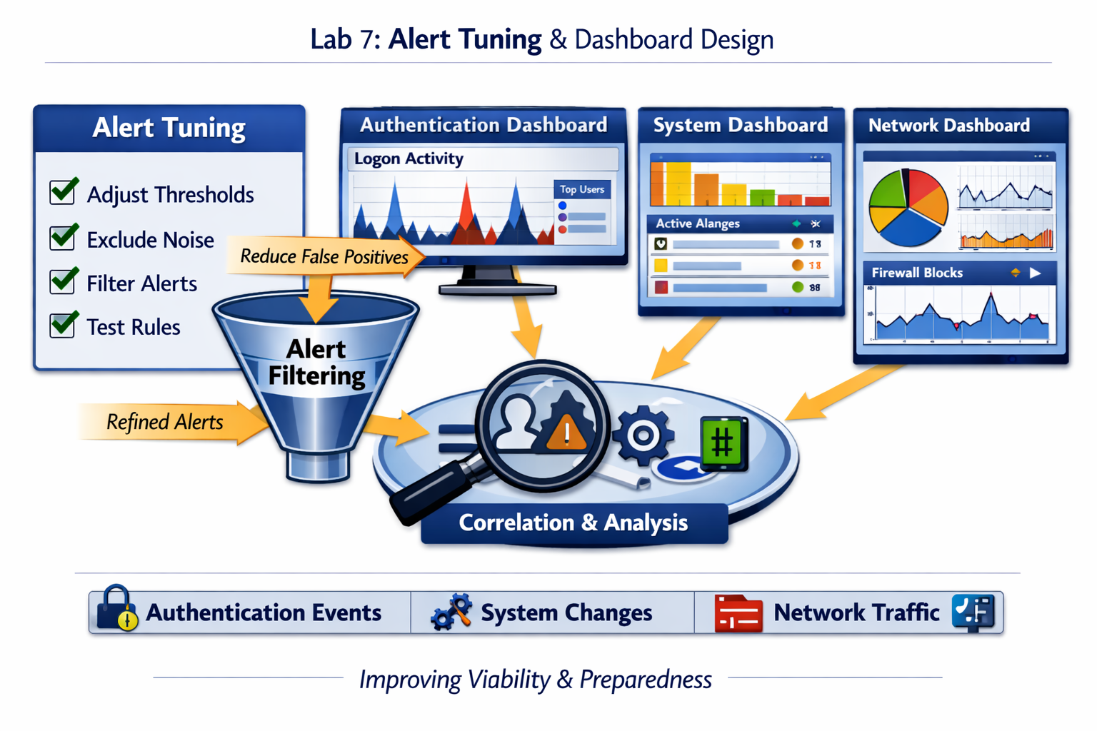 Lab 7: Alert Tuning & Dashboard Design