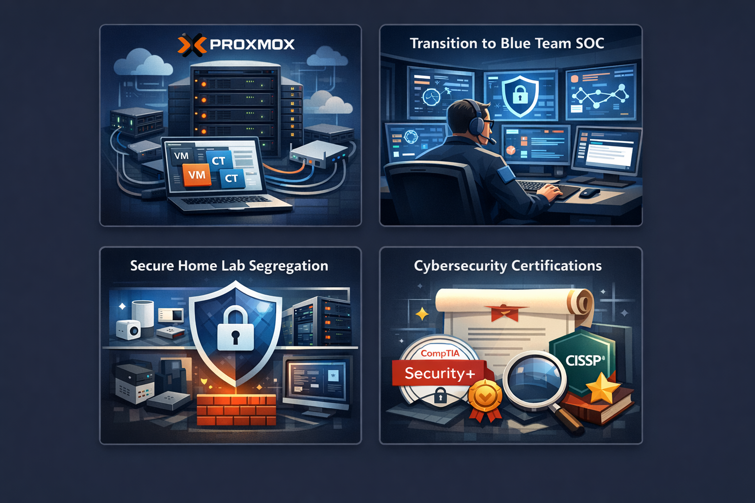 Network segmentation diagram with OPNsense and multiple Proxmox bridges